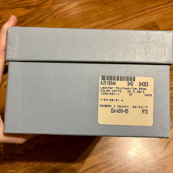 Prada Leather Pointed-Toe Pumps · 3 inch heel - Picture 15 of 16